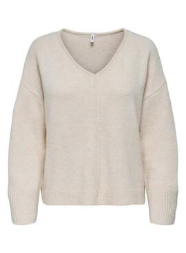 Pullover Only Whitney in Beige für Damen.