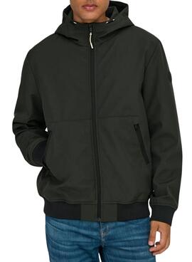 Herrenjacke Only and Sons Bowie Schwarz für Herren