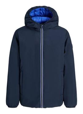 Jack und Jones Brook Wendbare Herrenjacke in Blau