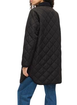 Parka Vila Viquila schwarz für Damen