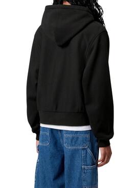 Kapuzenjacke mit Reißverschluss Carhartt Schwarz für Damen.