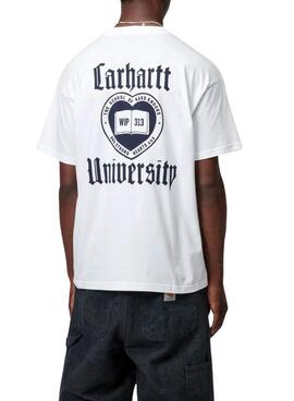 T-shirt Carhartt Schooling in weiß für Herren