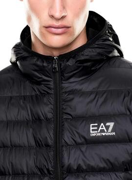 Emporio Armani EA7 Herren Steppjacke in Schwarz