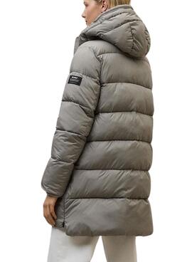 Jacke gepolstert Ecoalf Marangu beige für Damen