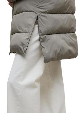 Jacke gepolstert Ecoalf Marangu beige für Damen