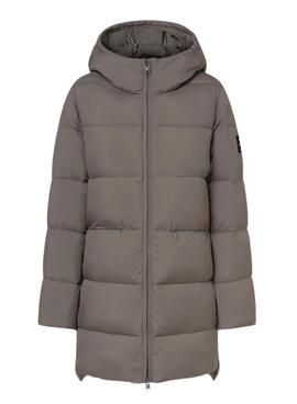 Jacke gepolstert Ecoalf Marangu beige für Damen