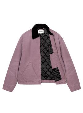 Damen Carhartt Detroit Jacke in Rosa.