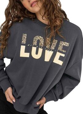 Sweatshirt Only Tammie in Grau für Frauen.