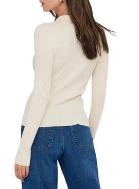 Pullover Only Mila  in Beige für Damen.