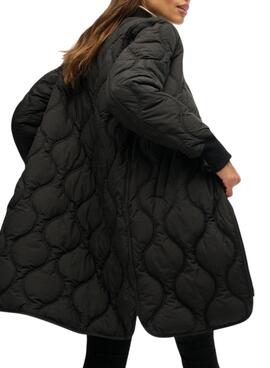 Parka Superdry Quilted Schwarz für Damen