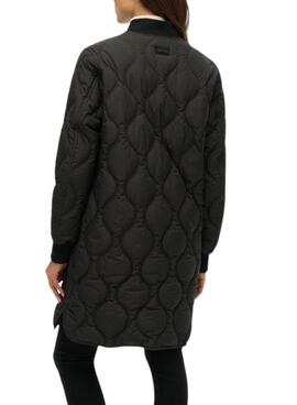 Parka Superdry Quilted Schwarz für Damen