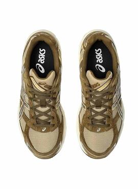Turnschuhe Asics Gel 1130 braun für Herren und Damen.