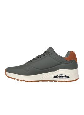 Skechers Sketchers Uno in Grün für Herren.