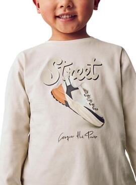 T-Shirt Mayoral Street beige für Jungen