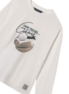 T-Shirt Mayoral interaktives Weiß für Jungen