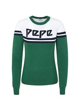 Pullover Pepe Jeans Olimpic Grün Für Damen
