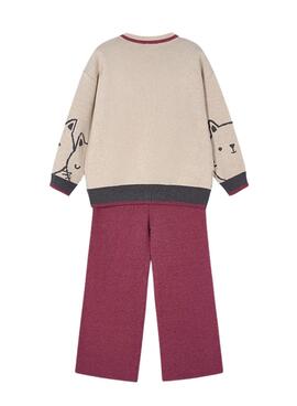 Set Hose und Pullover Mayoral Weinrot Mädchen