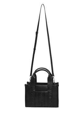 Handtasche Pepe Jeans Zadie rechteckig schwarz für Damen