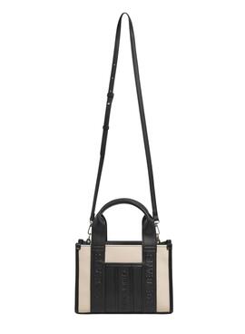 Handtasche Pepe Jeans Zadie rechteckig zweifarbig für Damen