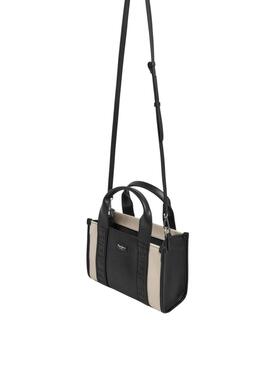 Handtasche Pepe Jeans Zadie rechteckig zweifarbig für Damen