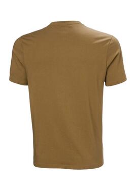 T-shirt Helly Hansen Box braun für Herren.