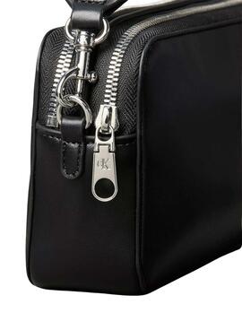 Tasche Calvin Klein Doppelreißverschluss Schwarz für Damen