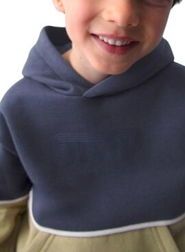 Sweatshirt Mayoral marine Kontrast für Jungen