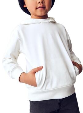 Sweatshirt Mayoral Kapuze Weiß für Jungen