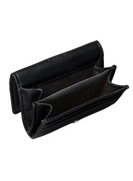 Brieftasche Calvin Klein Bold Medium schwarz für Damen