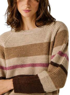 Pepe Jeans Cassandra gestreifter Pullover für Damen.