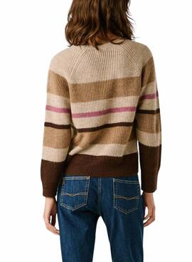 Pepe Jeans Cassandra gestreifter Pullover für Damen.