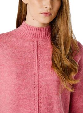 Pepe Jeans Cecil Rollkragenpullover in Rosa für Damen.