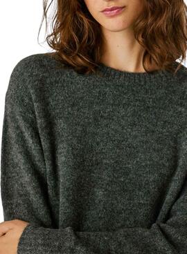 Pullover Pepe Jeans Cecil Rundhalsausschnitt grau für Frauen