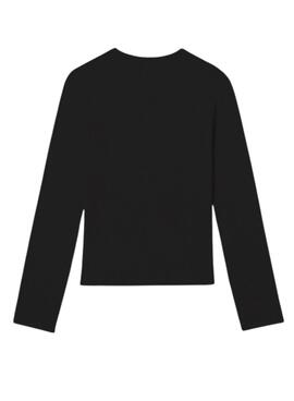 T-shirt Mayoral mit Cut-Outs in Schwarz für Mädchen.