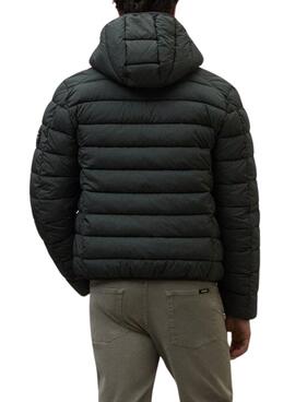 Gepolsterte Jacke Ecoalf Aspen in Dunkelgrün für Herren.