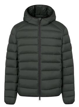 Gepolsterte Jacke Ecoalf Aspen in Dunkelgrün für Herren.