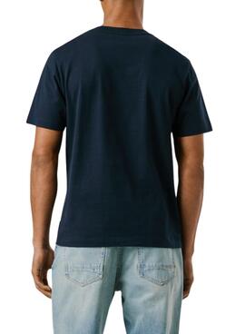 T-Shirt Pepe Jeans Matthew Marine für Herren.
