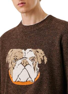 Pullover Pepe Jeans Phelan braun für Herren