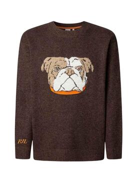 Pullover Pepe Jeans Phelan braun für Herren