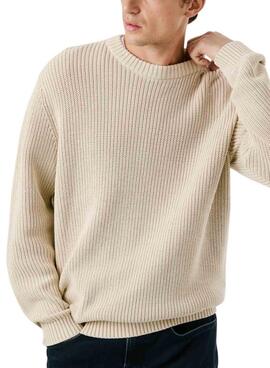 Pullover Pepe Jeans Parker beige für Herren