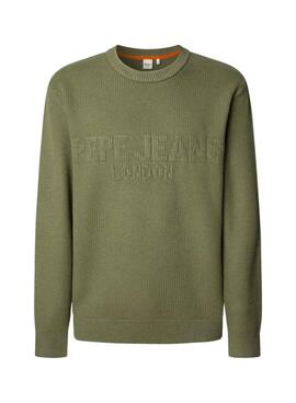 Grünes Pepe Jeans Phineas Pullover für Herren
