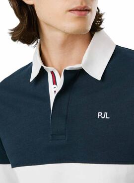 Polo Pepe Jeans Ralf Rugby zweifarbig für Herren.