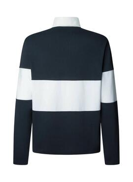 Polo Pepe Jeans Ralf Rugby zweifarbig für Herren.