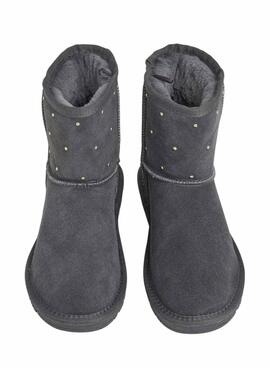 Pepe Jeans Diss Studs Wildlederstiefeletten mit grauen Nieten für Damen.