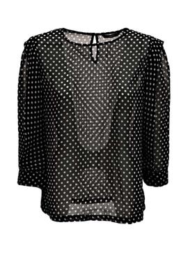 Bluse Only Nora Schwarze Punkte Damen