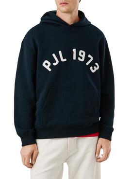 Sweatshirt Pepe Jeans Maverick in Marineblau mit Kapuze für Herren