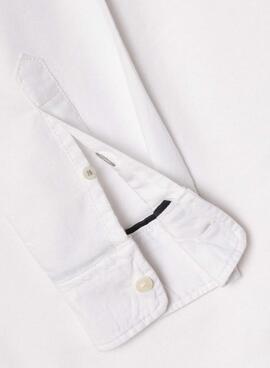 Hemd Pepe Jeans Cluny Oxford in Weiß für Herren