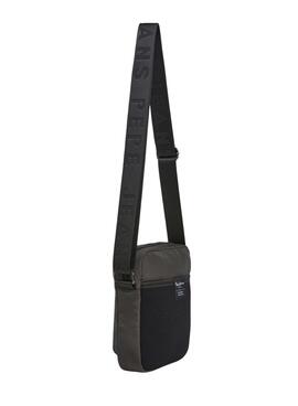 Tasche Pepe Jeans Wayne Reporter mit grauem Logo für Herren