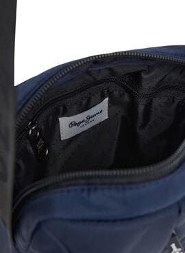 Tasche Pepe Jeans Wayne Reporter mit Marine-Logo für Herren.