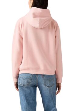 Levis Everyday Kapuzenpullover in Rosa für Damen